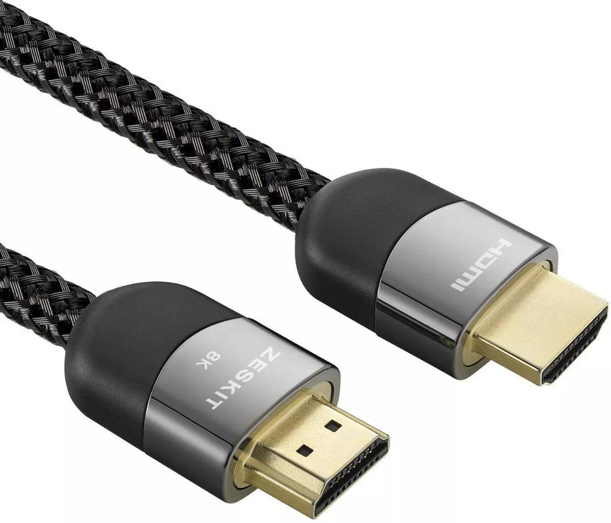 Cable HDMI 2.1 Zeskit 8k/4k HDR, Ultra HD, 48gpbs, 2mts