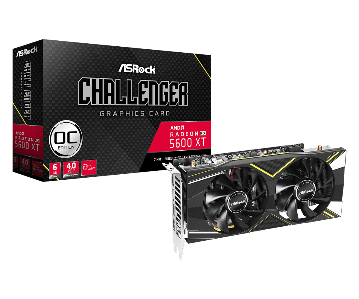 Asrock Radeon RX 5600 XT Challenger 6GB GDDR6 - Todo Geek