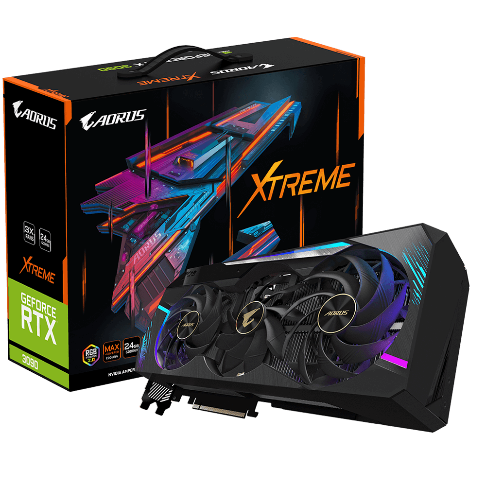 Aorus Geforce RTX 3090 Extreme 24GB GDDR6X (Caja Generica) - Todo Geek