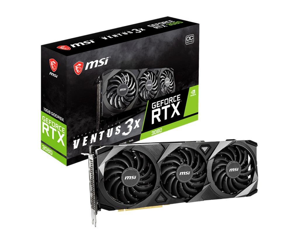 MSI Geforce RTX 3080 Ventus 3X 10GB GDDR6X - Todo Geek