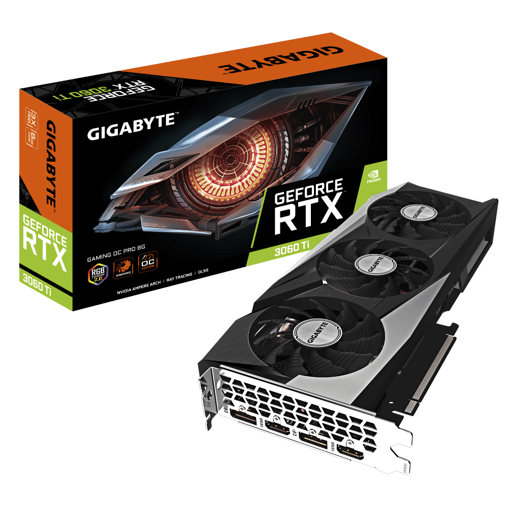 Gigabyte GeForce RTX 3060 Ti Gaming OC Pro 8GB GDDR6 (Open Box) - Todo Geek