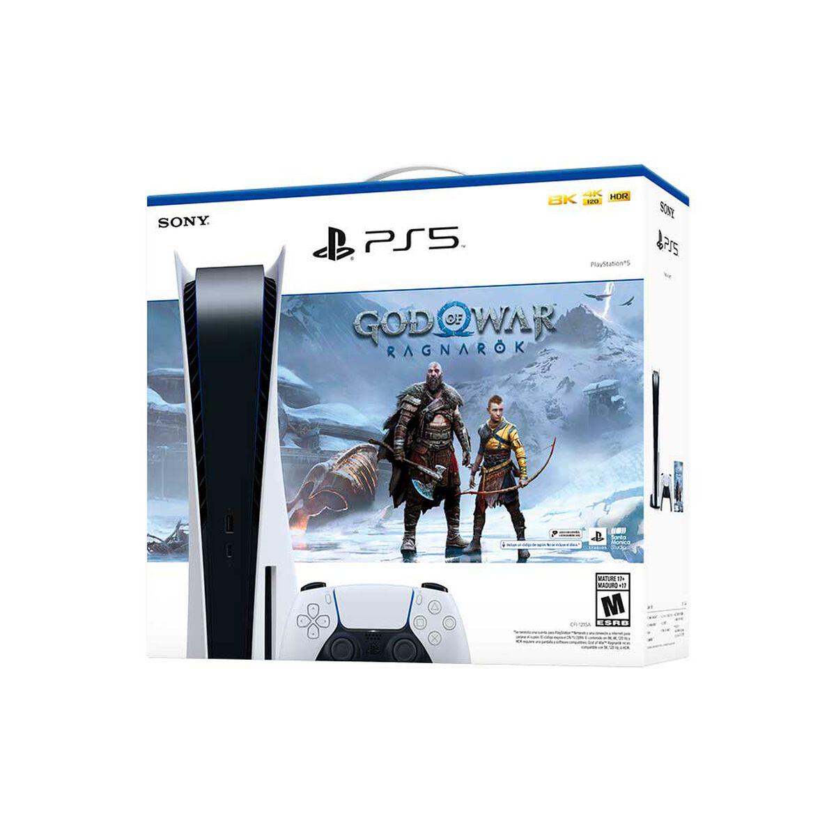Consola Playstation 5 Disco (PS5) + Juego God of War Ragnarok - Todo Geek
