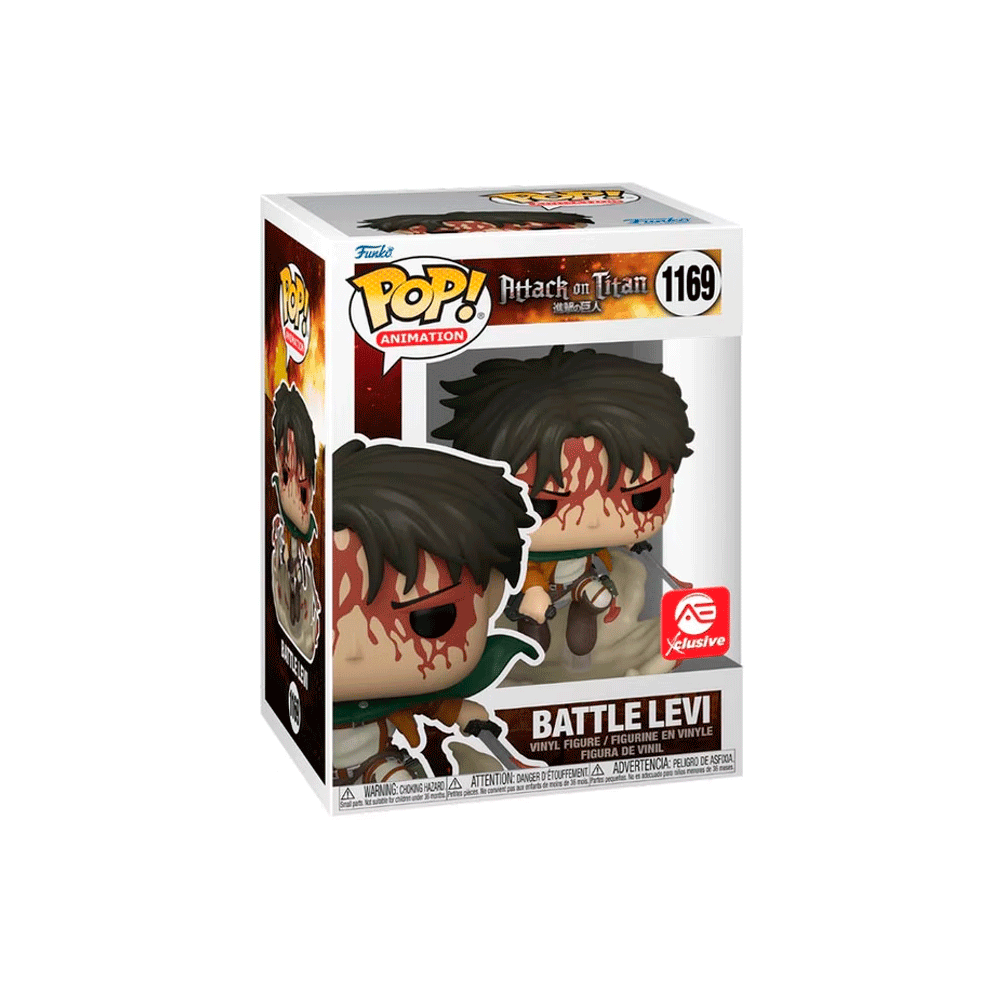 POP! Animation: Attack on Titan - Battle Levi (AE Exclusive) - Todo Geek