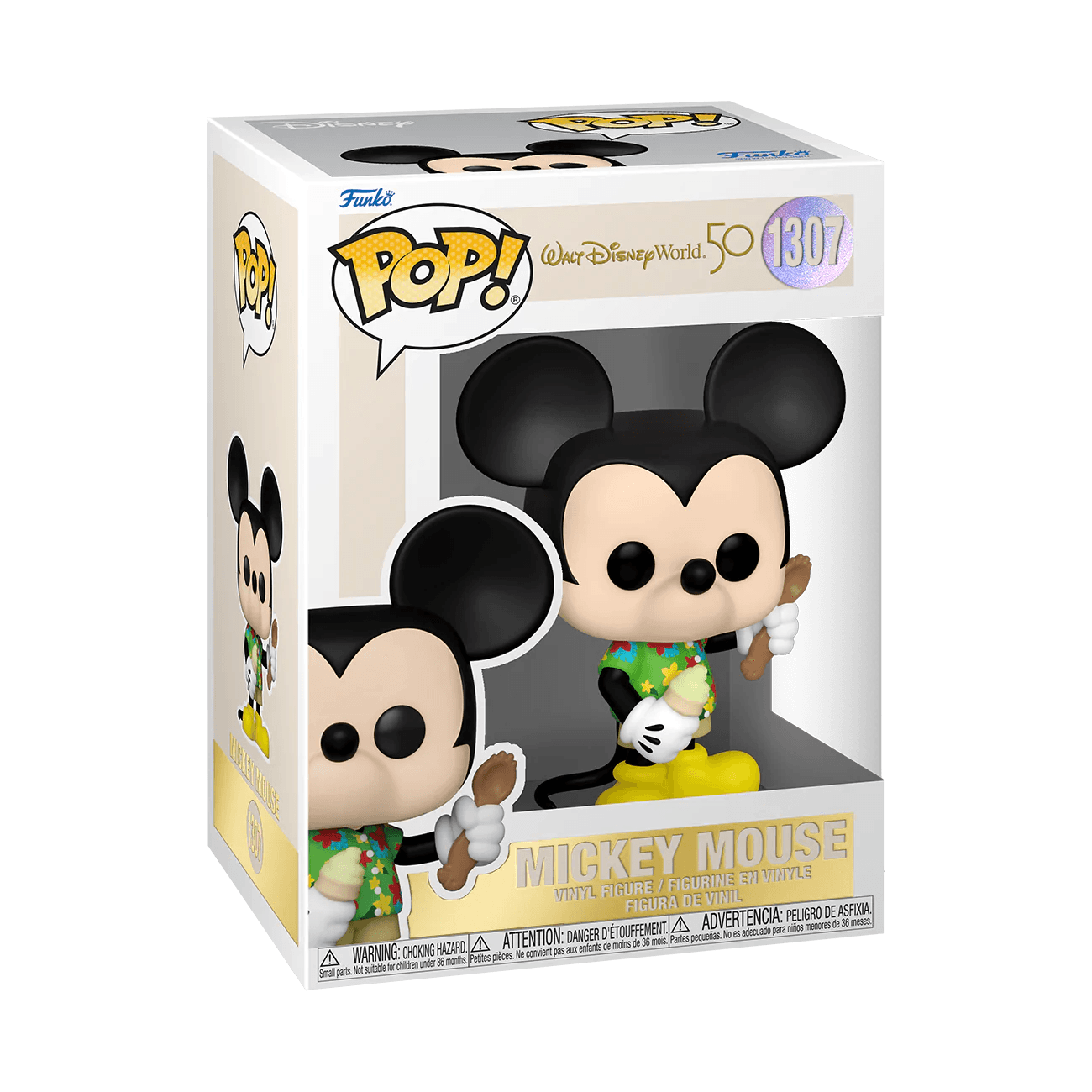 POP! DISNEY: Walt Disney World 50th Anniversary- Aloha Mickey (Pre-venta) - Todo Geek