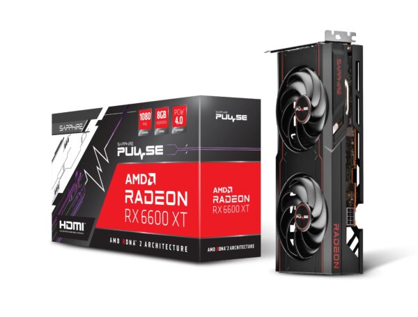 AMD Sapphire Pulse Radeon 6600 XT 8GB GDDR6 (Open Box) - Todo Geek