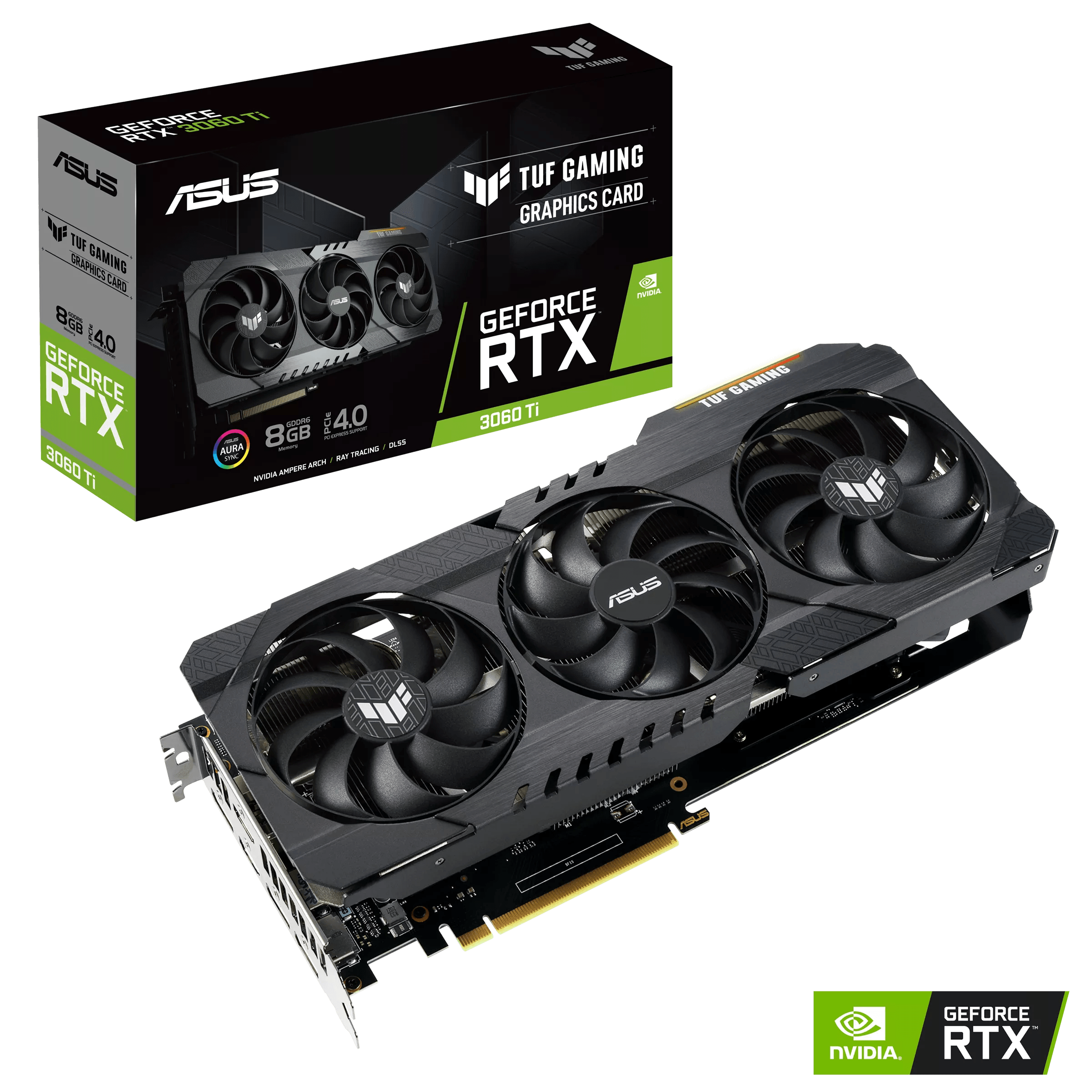 Asus TUF Gaming Geforce RTX 3060 Ti 8GB GDDR6 6 Asus TUF Gaming Geforce RTX 3060 Ti 8GB GDDR6 - Imagen 1