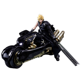 Final Fantasy VII Advent Children Play Arts -Kai- Cloud Strife & Fenrir [Action Figure] - Imagen 1