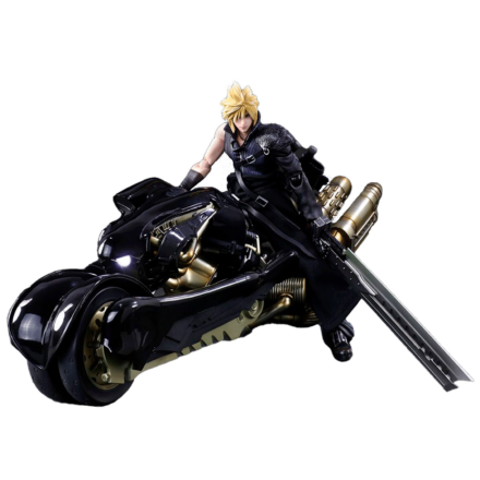 Final Fantasy VII Advent Children Play Arts -Kai- Cloud Strife & Fenrir [Action Figure]