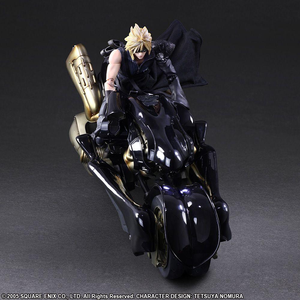 FF VII Advent Children Play Arts -Kai- Cloud Strife & Fenrir