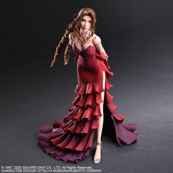 Final Fantasy VII Remake Play Arts Kai Action Figure Aerith Gainsborough Dress Ver. - Todo Geek