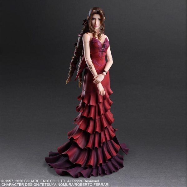 Final Fantasy VII Remake Play Arts Kai Action Figure Aerith Gainsborough Dress Ver. - Todo Geek