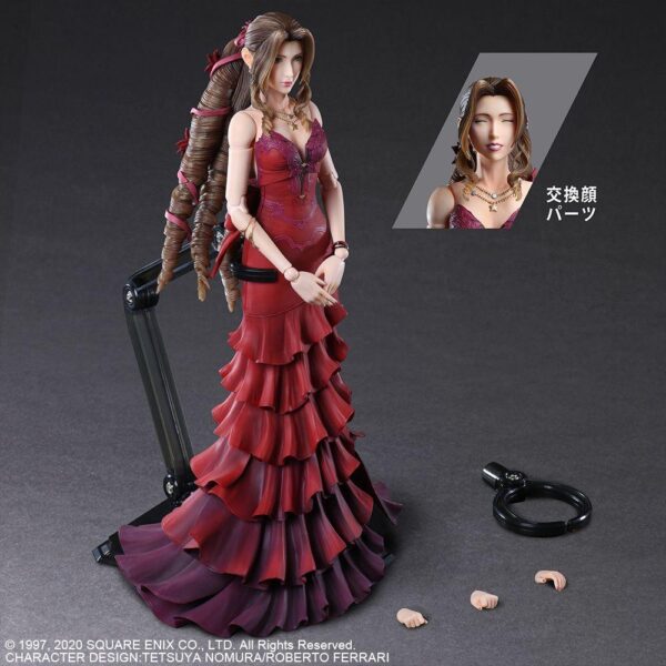 Final Fantasy VII Remake Play Arts Kai Action Figure Aerith Gainsborough Dress Ver. - Todo Geek