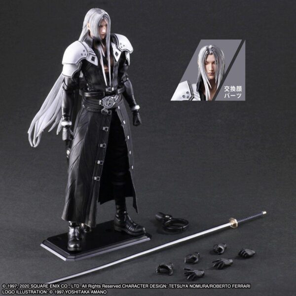 Final Fantasy VII Remake Play Arts -Kai-  Sephiroth [Action Figure] - Todo Geek