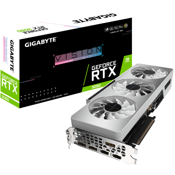 Gigabyte GeForce RTX 3080 Vision OC 10GB GDDR6X (Open Box) - Todo Geek