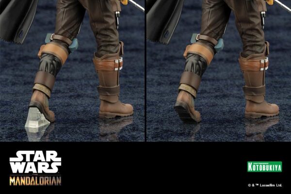 Kotobukiya – Star Wars: The Mandalorian – ARTFX+ Mandalorian & Grogu with Beskar Staff - Imagen 12