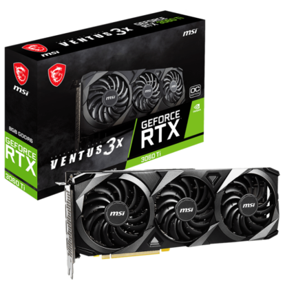 MSI Geforce RTX 3060 Ti Ventus 3X 8GB GDDR6 - Todo Geek