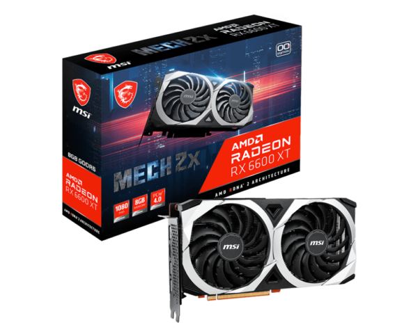 MSI Radeon RX 6600 XT MECH 2X 8G OC (Open Box) - Todo Geek