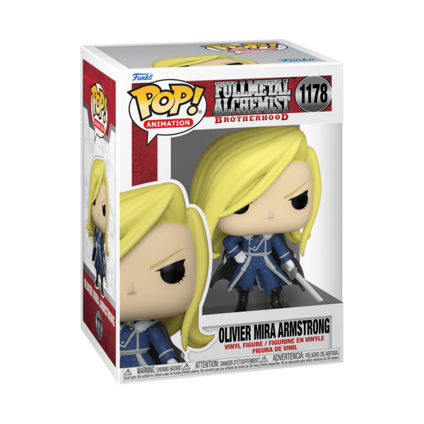 POP! Animation: Full Metal Alchemist: Brotherhood- Olivier Armstrong w/Sword - Todo Geek