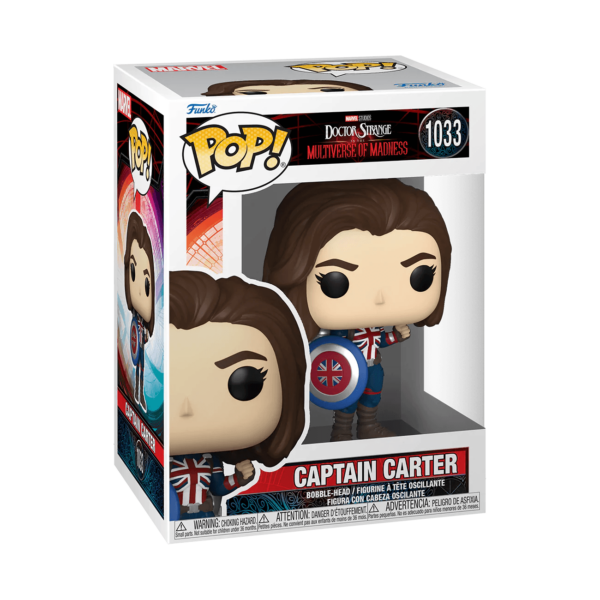 POP!: Doctor Strange in the Multiverse of Madness - Captain Carter - Todo Geek