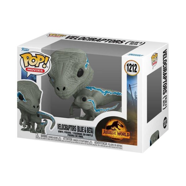 POP! Movies: Jurassic World Dominion - Velociraptors Blue and Beta - Todo Geek