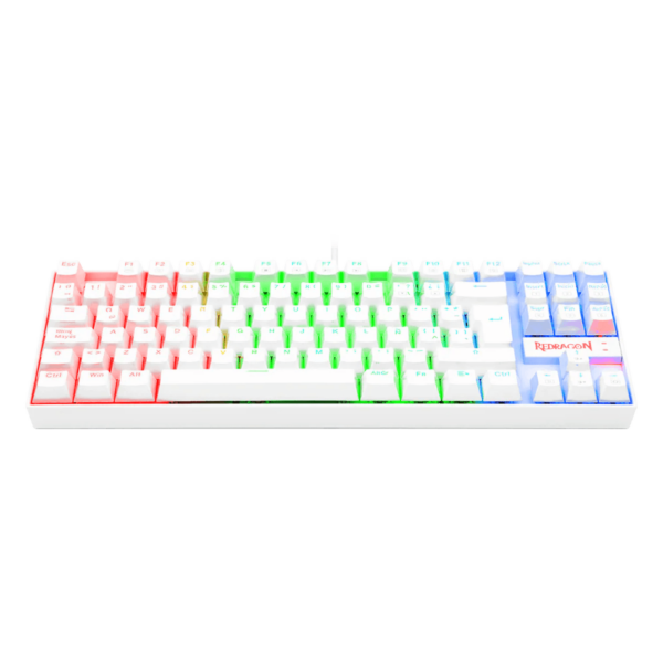 Teclado Mecánico Redragon Kumara K552 Blanco RGB SW Outemu Red (Español) - Todo Geek