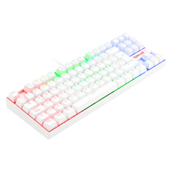 Teclado Mecánico Redragon Kumara K552 Blanco RGB SW Outemu Red (Español) - Todo Geek